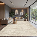 Area Rug 10x12 Vintage Washable Living Room Large Carpet Non Slip Bedroom - Image 2