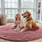ONASAR Blush Round Area Rugs 4ft - Image 7
