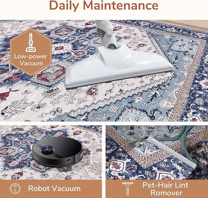 OPPODREAM Soft Entryway Rug 2x6, 2x6 Rug Runner, Washable Hallways Carpet 2 x 6 - Image 5