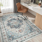 Madane 6x9 Area Rugs for Living Room, Stain Resistant Washable Rugs, Non-Slip - Image 4
