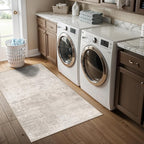 Washable 2x4 Entryway Area Rugs: Abstract Water Resistant Kitchen Sink Rug - Image 5