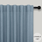 Pitalk Blue Curtains 38 Inch Wide - Image 3