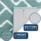OLANLY Front Door Mat, Non-Slip Rubber Backing, Dirt Resistant and Absorbent - Image 4