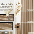 Sand Beige Linen Curtains for Living Room 94 Inches Long Simple Modern Light - Image 3