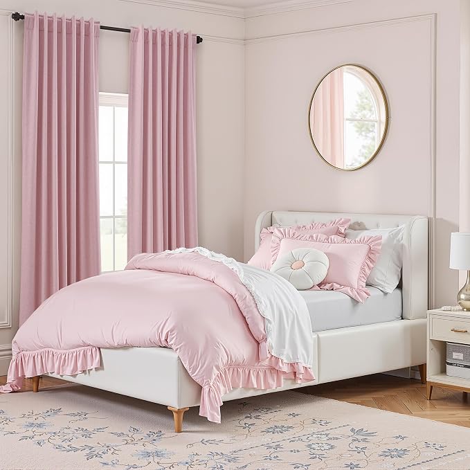 Guken 100% Blackout Curtains 120 Inch Length 2 Panels Set - Image 9