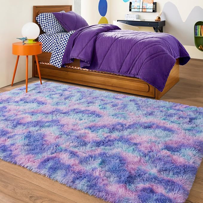 Rugs for Living Room 8x10, Soft Shaggy Modern Shag Area Rug for Bedroom - Image 6