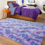 Rugs for Living Room 9x12, Soft Shaggy Modern Large Shag Area Rug for Bedroom - Image 6