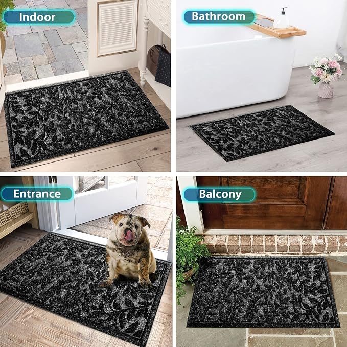 Bulijojo Sturdy Front Entrance Doormats, Durable Heavy Duty Welcome Mat - Image 6
