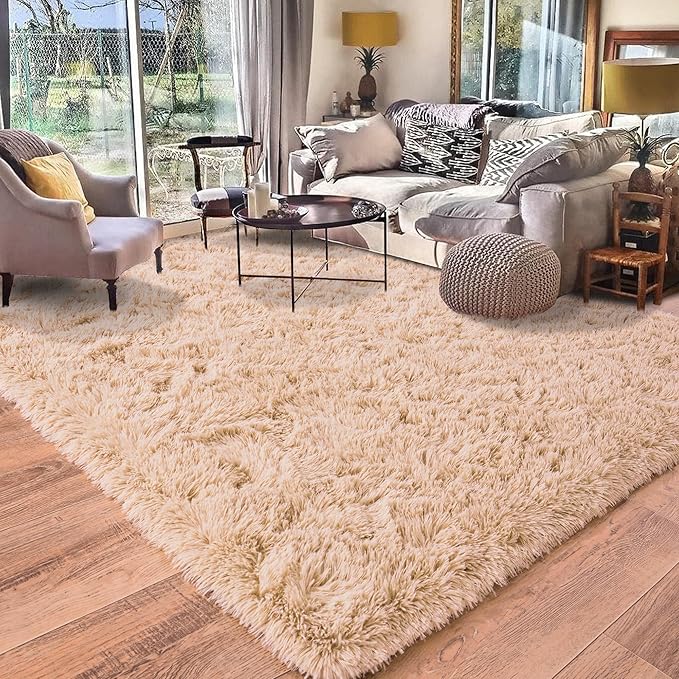 Rugs for Living Room 5x7, Soft Shaggy Modern Shag Area Rug for Bedroom - Image 8