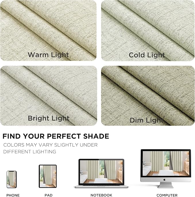 Joydeco Blackout Curtains for Bedroom - Image 9