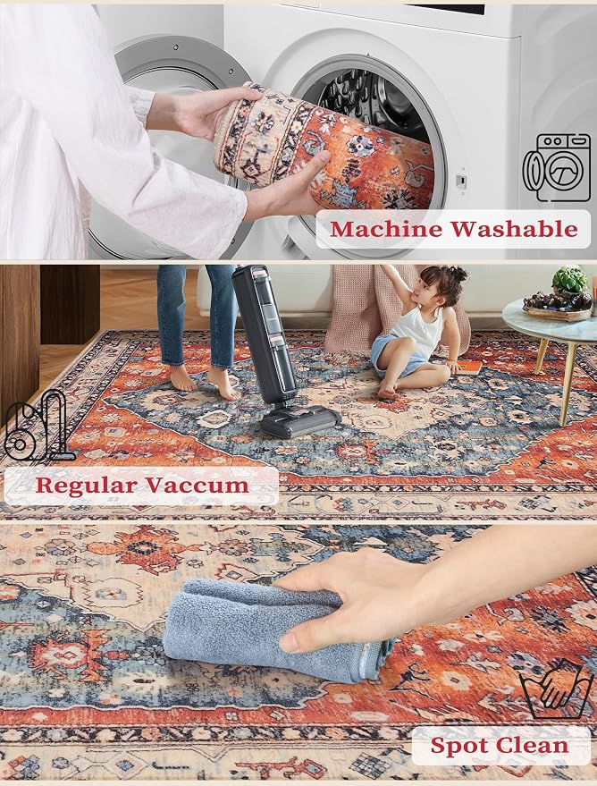 SERISSA Washable Boho Runner Rug - Image 2