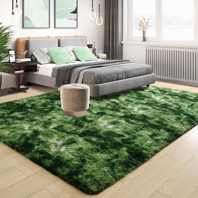 Tepook Soft Fluffy Rugs for Living Room, 5x8 Shaggy Area Rug for Bedroom - Image 2