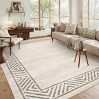 GarveeHome Large Dining Room Rug 10x13 Washable Bordered Carpet - Image 8