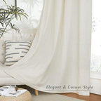NICETOWN Linen Curtains 96 inches Long - Image 6