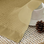OVZME Gold Sheer Curtains 84 Inches Long 2 Panels - Image 4