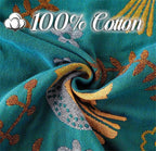 MSGKV Boho Throw Blanket 100% Cotton Blankets - Image 5