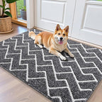 OLANLY Front Door Mat, Non-Slip Rubber Backing, Dirt Resistant and Absorbent by OLANLY