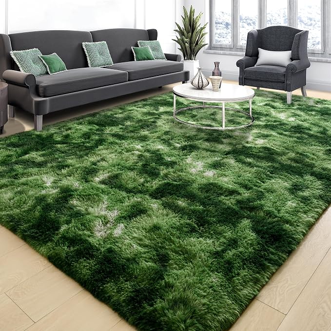 Tepook Soft Fluffy Rugs for Living Room, 5x8 Shaggy Area Rug for Bedroom by Tepook