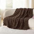 Bedsure GentleSoft Brown Throw Blanket - Image 6