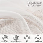Simplebrand Ivory Sheer Curtains 120 Inches Long, Extra Long Rod Pocket Solid - Image 6