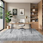 6x9 Rug for Living Room, Soft Low Pile Indoor Washable Rugs for Bedroom - Image 4