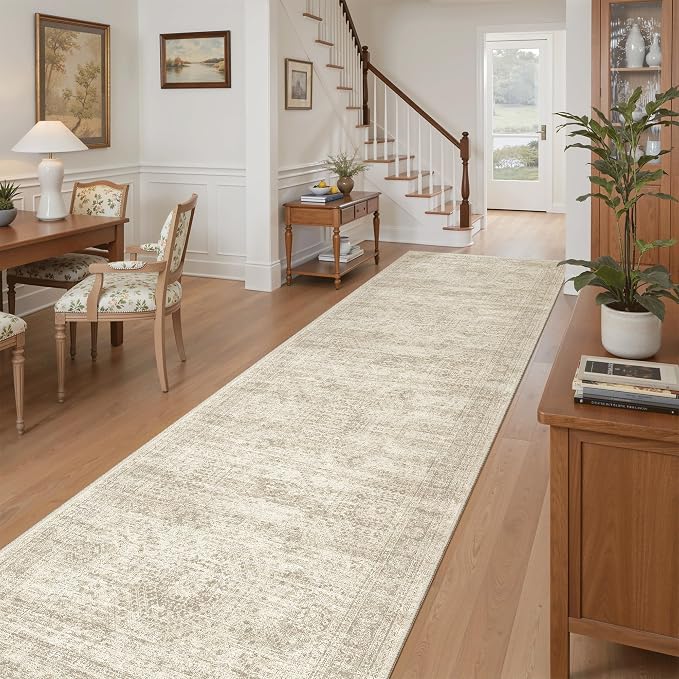 Runner Rug 3x10 Washable Non-Slip Hallway Runner Rugs by Soalmost