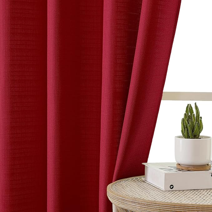 Chyhomenyc Red Short Curtain Valance - Image 4