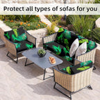 8Pcs Stretch Patio Cushion Covers, Outdoor Couch Covers Replacement, Outdoor - Image 6