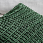 Fancy Homi 4 Packs Hunter Green Decorative Throw Pillow Covers 18x18 Inch - Image 4
