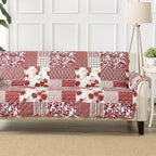 Great Bay Home Reversible Patchwork Sofa Cover - Image 2