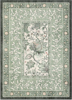 GarveeHome Provence Area Rugs 9x12 Living Room, Botanical Grove Sage Green - Image 4