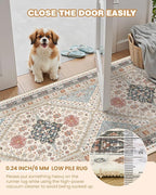 Kitchen Runner Rug Non Slip Washable 2.5x8, Soft Low Pile Entryway Rug Runners - Image 4