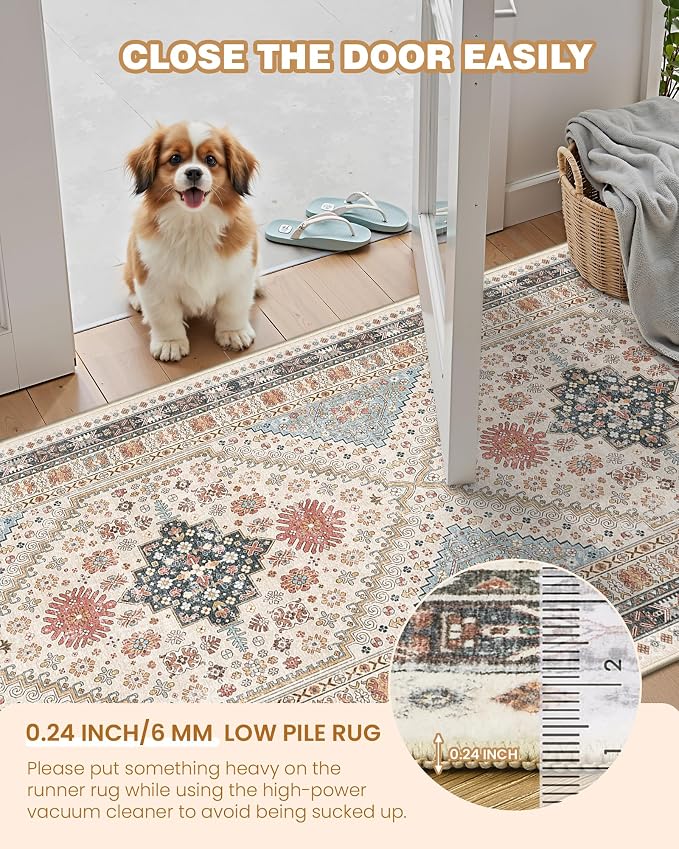 Entryway Rug - 2x3 Washable Rug Runner - Image 4