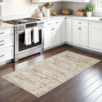 2x4 Washable Rugs for Kitchen, Powder Room Small Area Rug Non-Slip Vintage Low - Image 2
