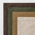 MIULEE Neutral Green/Brown Linen Pillow Covers Pack of 4 Decorative Natural - Image 6