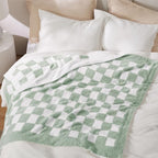 Bedsure GentleSoft Checkered Throw Blanket - Image 4