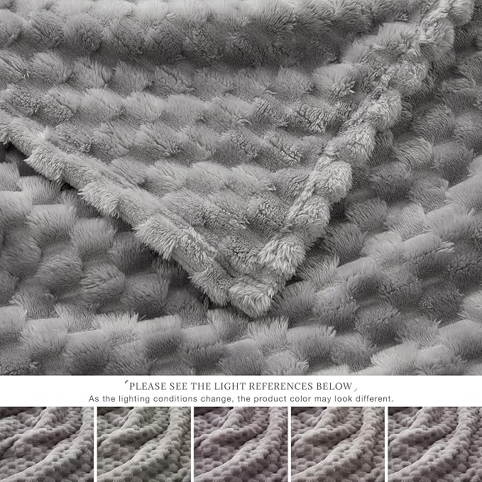 EXQ Home Fleece Throw Blanket for Couch or Bed - Image 6