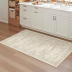 2x4 Washable Rugs for Kitchen, Powder Room Small Area Rug Non-Slip Vintage Low by Soalmost