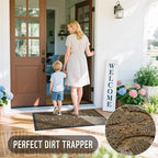 Yimobra Welcome Mat Outdoor Indoor, All-Season Waterproof Front Door Mat - Image 4