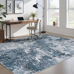 Area Rugs 6x9 for Living Room: Washable Rug Modern Abstract Neutral Soft - Image 7