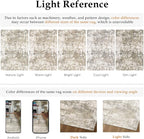 PureCozy Beige Area Rug 2x3 Machine Washable Modern Abstract Entryway Carpet - Image 5