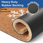 Barnyard Designs Natural Coco Coir Christmas Doormat - Image 6