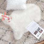 MIULEE Luxury Super Soft Fluffy Area Rug Faux Fur Sheepskin Rug Decorative - Image 5