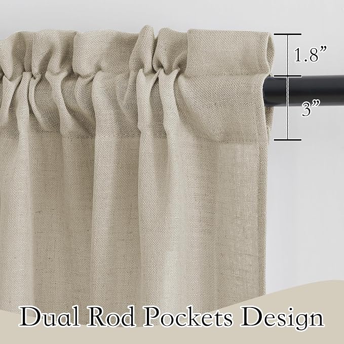 RYB HOME Kitchen Window Curtains - Image 2