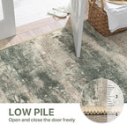 Runner Rug for Hallway Kitchen, Soft Modern Abstract Throw Rugs, Low Pile Floor - Image 8