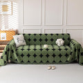 Boho Chenille Couch Cover for Dogs, Non Slip Sofa Cover, Couch Slipcover Covers by KaviKon