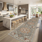 Runner Rug 2x10, Ultra-Thin Kitchen Rugs Non Slip Washable Rugs by Restydon