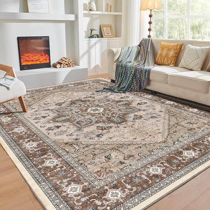 OPPODREAM Soft Area Rugs 4x6, Low-Pile Washable Rugs 4x6 by OPPODREAM