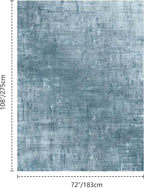 Latte&Fog 6x9 Area Rugs for Living Room Bedroom, Boho Non Slip Low Pile Carpet - Image 2