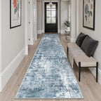 Runner Rug 2'x10' Abstract Washable Non-Slip Runner Rugs - Image 3